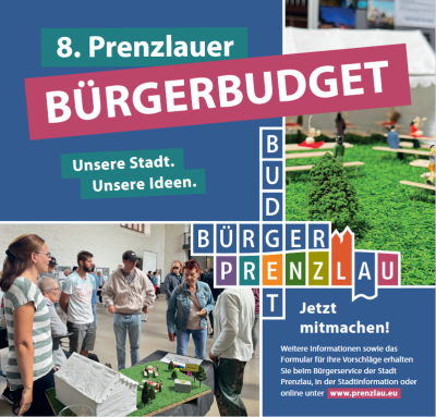 Schriftzug und Foto von der Abstimmungsveranstaltung aus dem letzten Jahr mit mehreren Personen